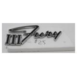 Fury 3 Emblem - NOS, New, Excellent