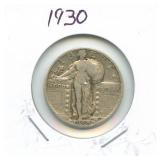 1930 Standing Liberty Silver Quarter
