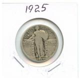 1925 Standing Liberty Silver Quarter