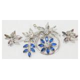 Jewels by Jenay Brooch and Matching Earrings
