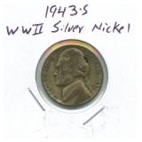 1943-S WWII Silver Nickel