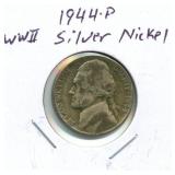 1944-P WWII Silver Nickel