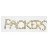Jeweled (Green Bay) Packers Brooch