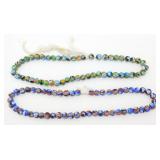 2 Face African Trade Bead Strands