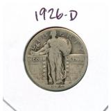 1926-D Standing Liberty Silver Quarter
