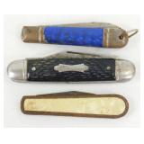 3 Pocket Knives