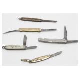 Five (5) Vintage, Smaller Pen or Pocket Knives -
