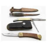 Three (3) Older Knives in Need of Some TLC -