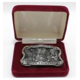 Vintage Wisconsin Fire Department Belt Buckle -