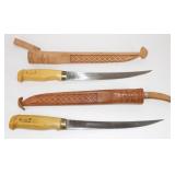 (2) J. Marttiini Finland Fish Fillet Knife with