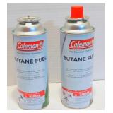 * Coleman Butane Fuel. Both Full