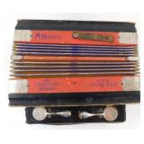 Antique 1926 M. Hohner Accordion - Works!