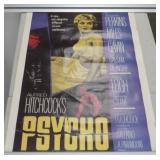 * Vintage 1986 Reprint of PSYCHO Movie Poster -