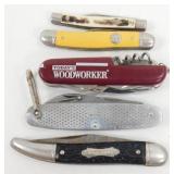 5 Vintage Folding Knives