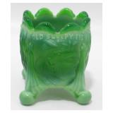 * Vintage Toothpick Holder - Dark Green,