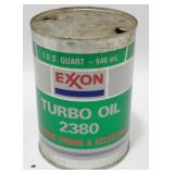 Exxon Turbo Oil 2380 Can Tin