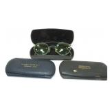 2 Pair of Vintage Wire Rim Eyeglasses & Pair of