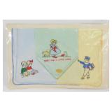 3 Vintage Fairytale Hankies - Made in Switzerland