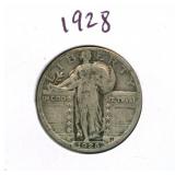 1928 Standing Liberty Silver Quarter