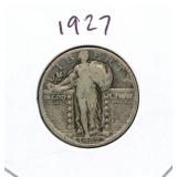 1927 Standing Liberty Silver Quarter