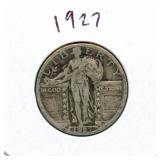 1927 Standing Liberty Silver Quarter