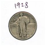 1928 Standing Liberty Silver Quarter