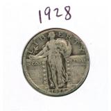 1928 Standing Liberty Silver Quarter