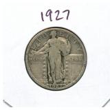 1927 Standing Liberty Silver Quarter