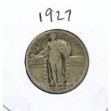 1927 Standing Liberty Silver Quarter