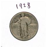 1928 Standing Liberty Silver Quarter