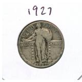 1927 Standing Liberty Silver Quarter
