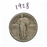 1928 Standing Liberty Silver Quarter