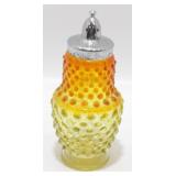 * MCM Amberina Hobnail Shaker