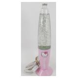 ** 2011 "Hello Kitty" Silver Glitter Lava Lamp -