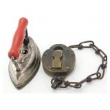 Dover #902 Miniature Sad Iron and CM&STPRY U.S.