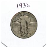 1930 Standing Liberty Silver Quarter