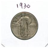1930 Standing Liberty Silver Quarter