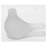 * Vintage Scandinavian Art Glass Bird - 4ï¿½ Long