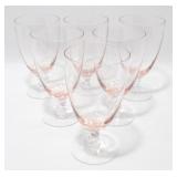 * Vintage 1955 Fostoria ï¿½Contour Pinkï¿½ Iced Tea
