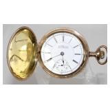 Illinois Watch Co. Gold Filled Pocket Watch Model