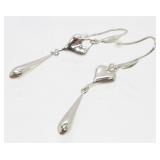 Sterling Silver RLM Studio Elongated Drop