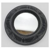 Egyptian Design Wall Mirror with Winged Scarab -