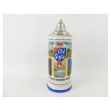 * 1987 Old Style Beer Stein with Lid