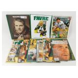 Collection of 13 Vintage Brett Favre Magazines