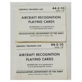 Army Aircraft Recognition Playing Cards - Pair of