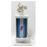 Vintage Motorcycle Racing Trophy - Tin & Italian