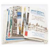 35 Rare Wisconsin Vintage Vacation Brochures,