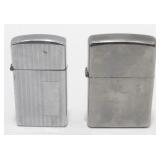 2 Vintage Zippo Lighters - Nice Condition