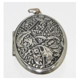 Sterling Silver Locket - 12.05 grams
