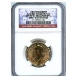 2007-P George Washington $1 NGC Brilliant